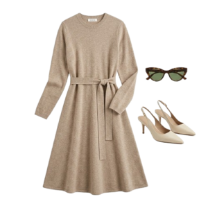 WIHOLL Winter Dresses Cap Sleeve